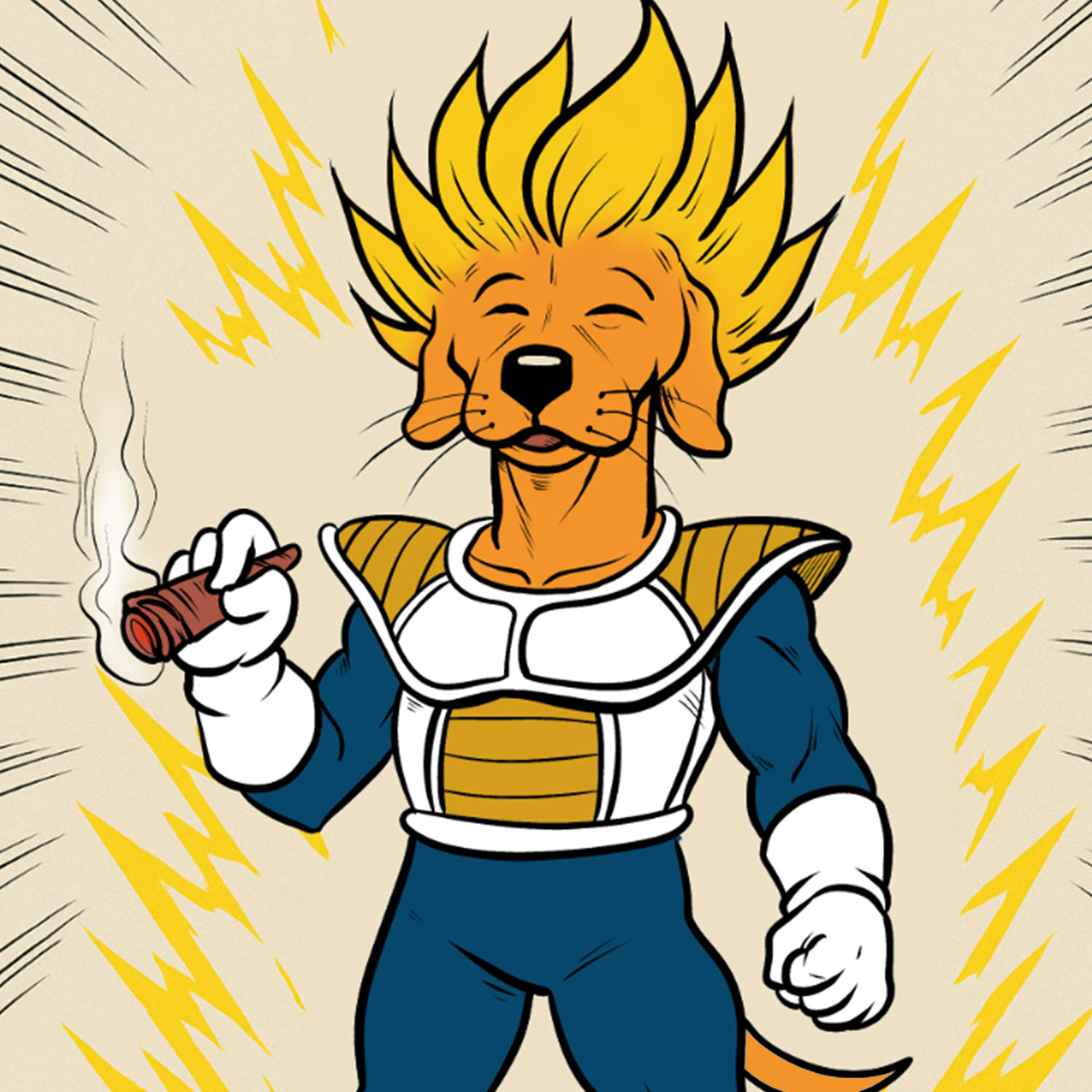 Ilustração do Gokão Caramelo