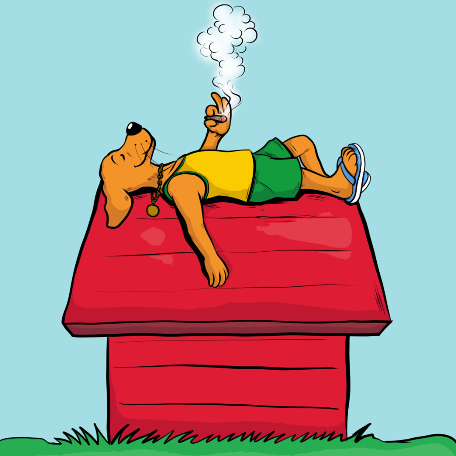 Ilustração do Snoopi Caramelo