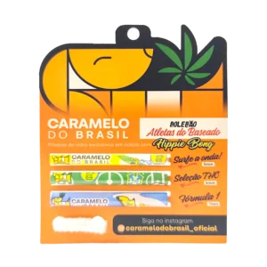 KIT Piteiras de vidro coleção Atletas do Baseado